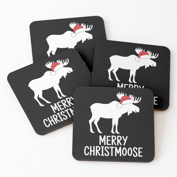 Item preview, Merry Christmoose Funny Pun Animal Lover designed and sold by ValerieRodrigue.