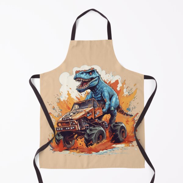 Item preview, T Rex Dinosaur Riding Monster Truck designed and sold by Myra365Art.