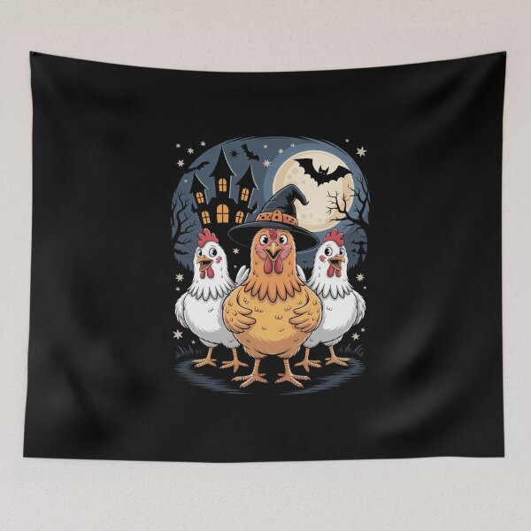 Item preview, Halloween Chickens Witch Spooky Season designed and sold by VENOM0RIOT.