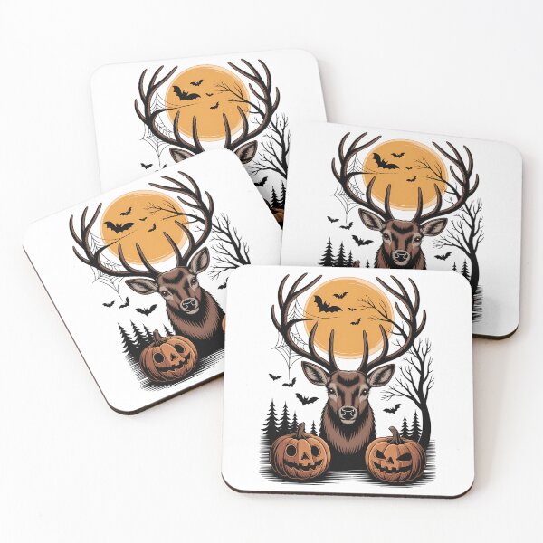Item preview, Halloween Deer Pumpkin Spooky Forest Buck Spooky Season designed and sold by VENOM0RIOT.
