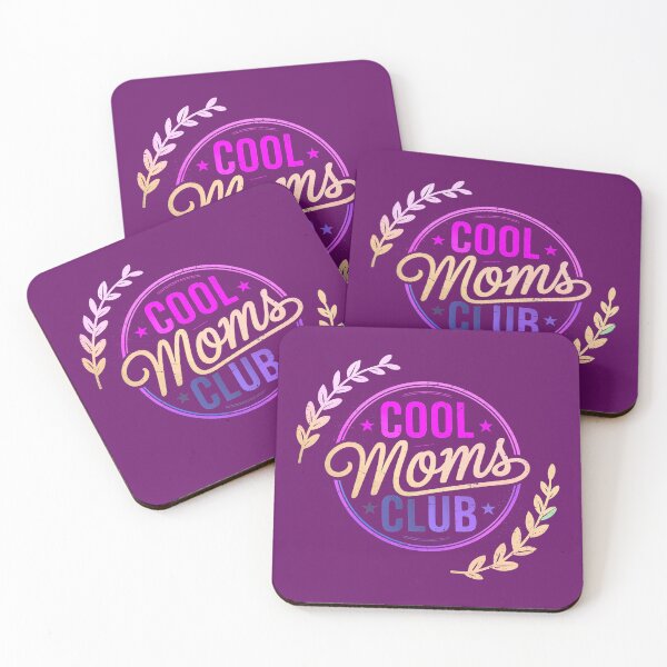 Item preview, COOL MOMS CLUB LOGO - MEMBER IN GOOD STANDING - Professionally crafted "washing machine" distressed - fine texture finish designed and sold by Big Bang Canvas.