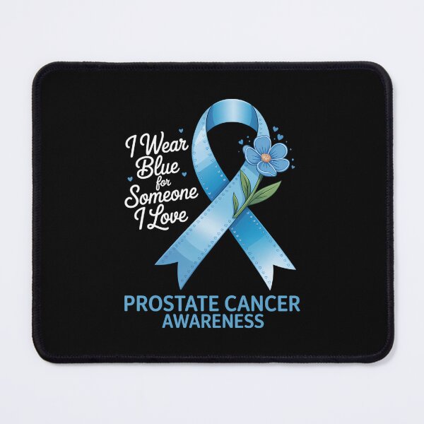 Item preview, Prostate Cancer Awareness Flower Ribbon designed and sold by WalshDrawnLaugh.