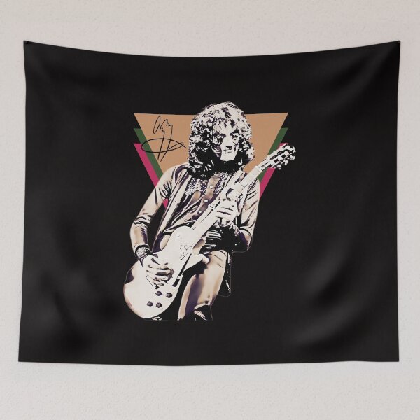 Aperçu de l'œuvre Jimmy Page - style rétro créée et vendue par MAX MILLER.