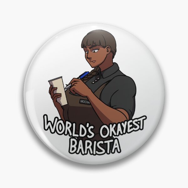 Item preview, World's Okayest Barista designed and sold by SparklingLava.