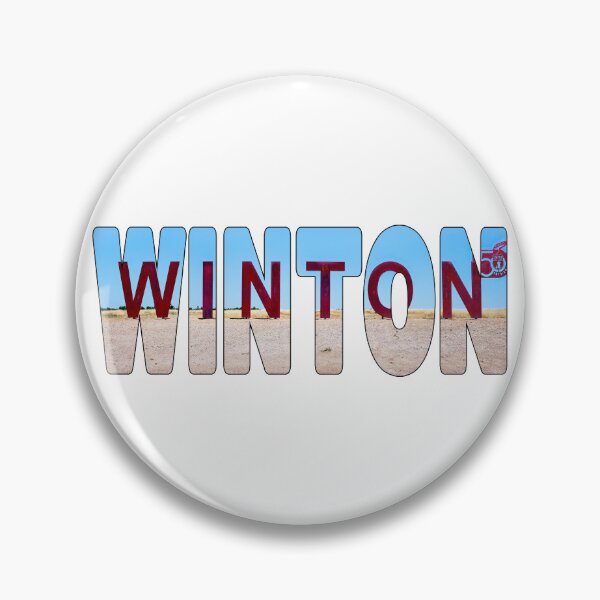 Item preview, WINTON - Town Sign Sunny Day Outback West Queensland Australia designed and sold by Adam Gormley.