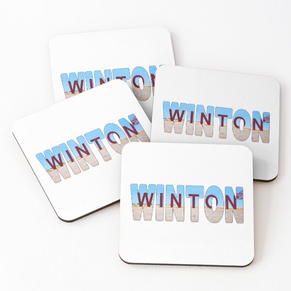 Item preview, WINTON - Town Sign Sunny Day Outback West Queensland Australia designed and sold by Adam Gormley.