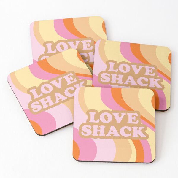 Item preview, Love Shack Fun Typography Retro Vibes designed and sold by Mantra Mama.