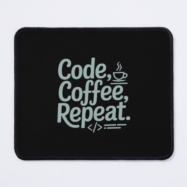Item preview, Code Coffee Repeat Programmer Life Mantra Funny designed and sold by August4Laughs25.