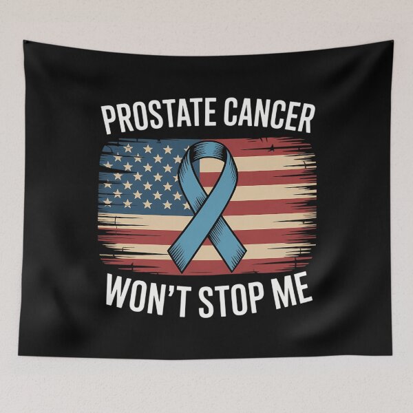 Item preview, Prostate Cancer Awareness Motivation Us Flag designed and sold by georgiaarsnal.