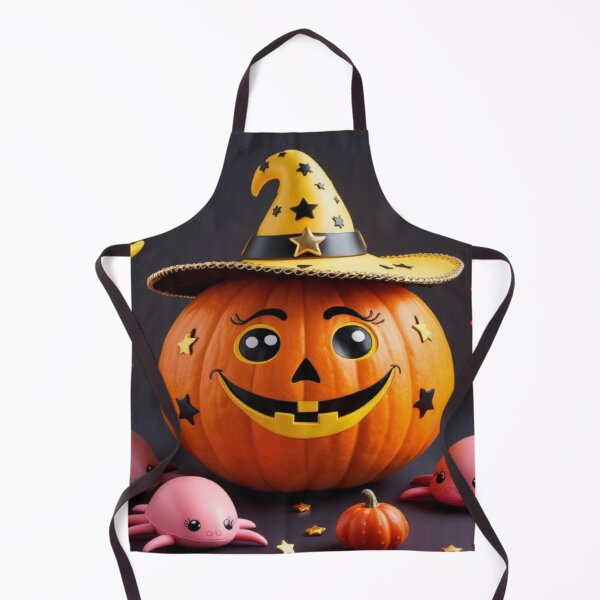 Item preview, Cute Halloween Pumpkin – Kawaii Witch Jack-o’-Lantern Art designed and sold by Cristhian Almanza.