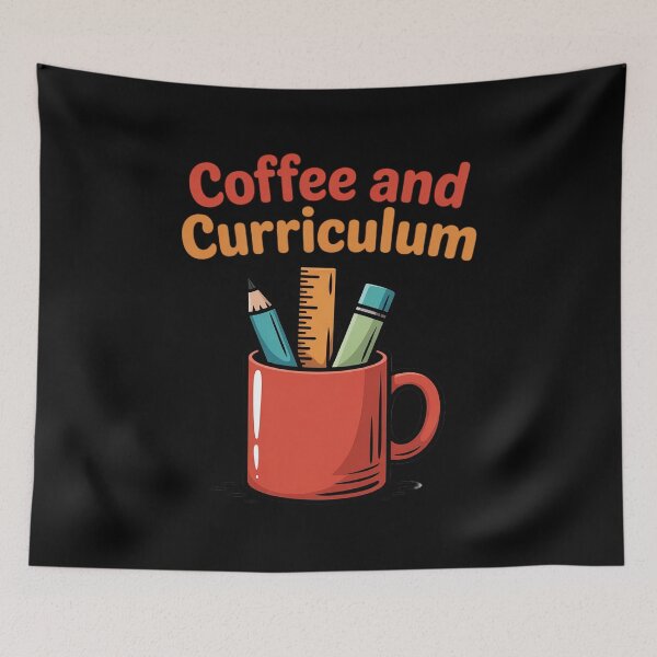 Item preview, Coffee and Curriculum Homeschool Mom Mama Homeschooling Mom designed and sold by August4Laughs25.