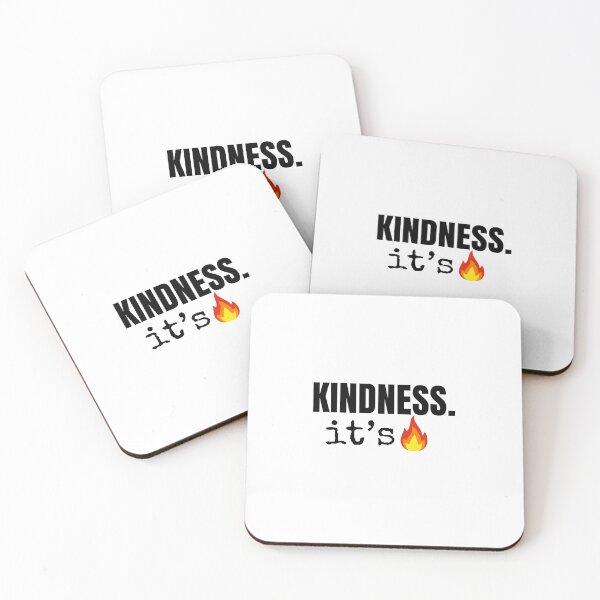 Item preview, KINDNESS. it’s Fire T-Shirt | Bold Kindness Quote Tee for Women & Men designed and sold by cmsaidit.