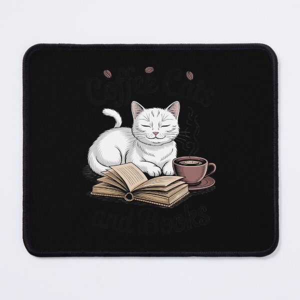 Item preview, Coffee Cats and Book Reader Book Lovers Librarian Bookworm designed and sold by August4Laughs25.