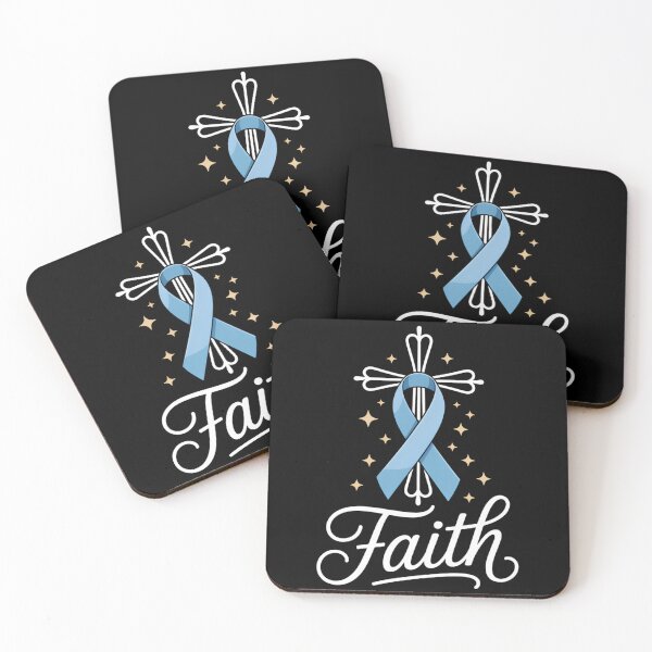 Item preview, Prostate Cancer Awareness Ribbon Faith Survivor designed and sold by georgiaarsnal.