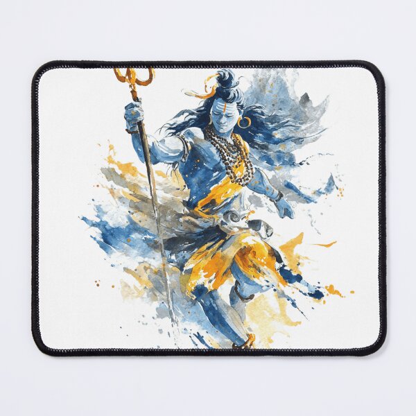 Item preview, Watercolor Style Lord Shiva designed and sold by NAIRVANA.