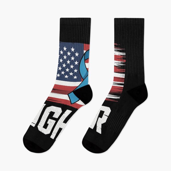 Item preview, Prostate Cancer Fighting American Flag Awareness Ribbon designed and sold by georgiaarsnal.