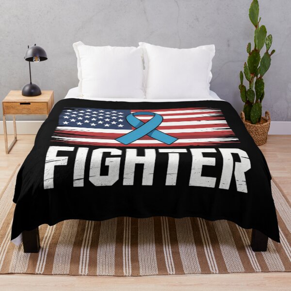 Item preview, Prostate Cancer Fighting American Flag Awareness Ribbon designed and sold by georgiaarsnal.