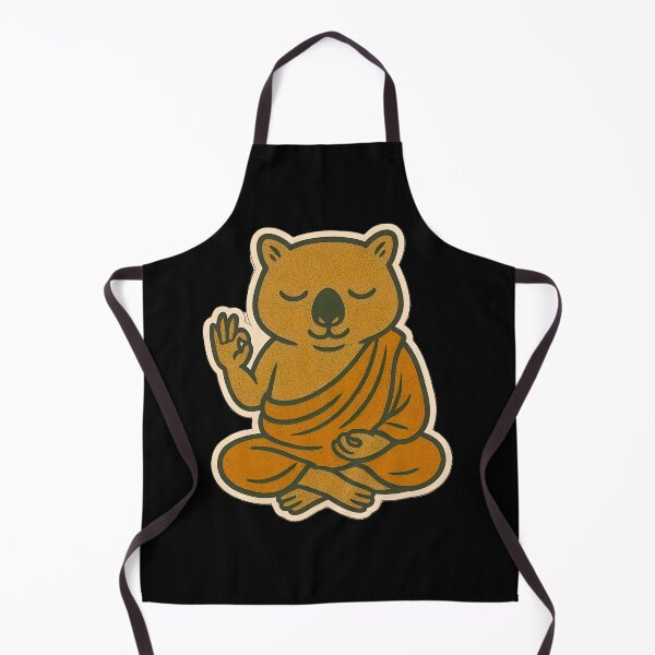 Item preview, Cute Zen Animal Meditation Buddha Art: Wombat designed and sold by PinUpPizzazz.