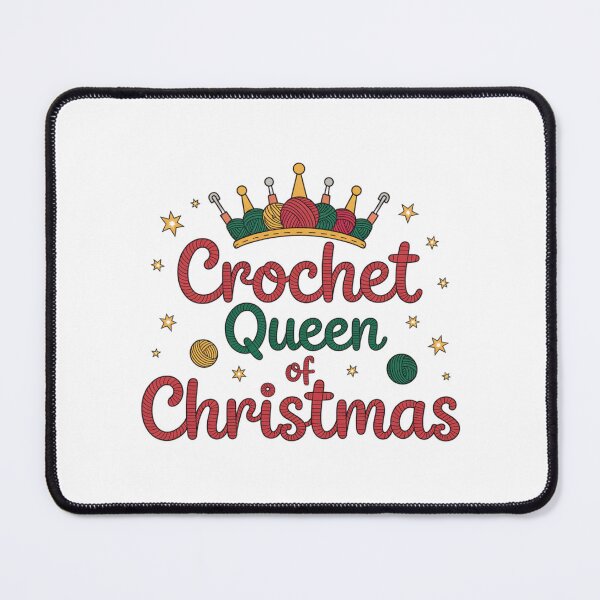 Item preview, Crochet Queen Of Christmas Festive Holiday Crafting designed and sold by smilesupplyco..