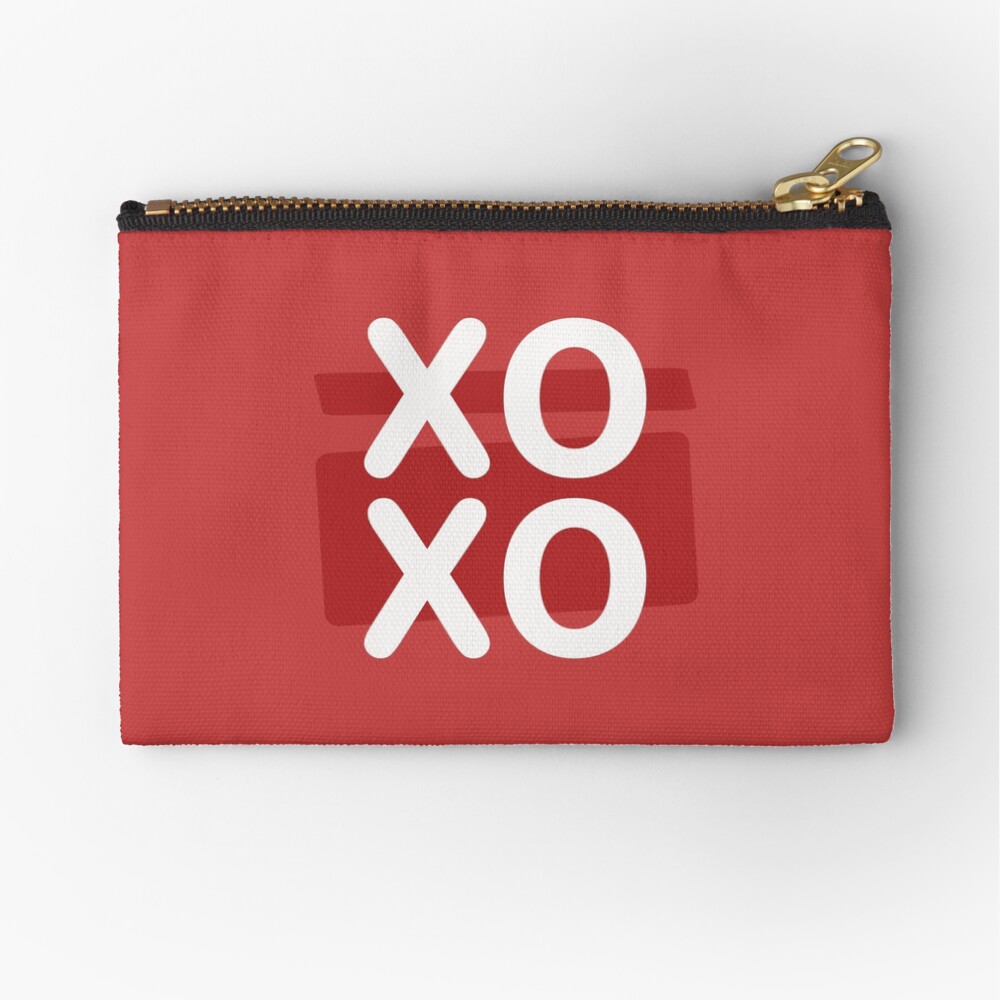 Xmas XOXO Zipper Pouch