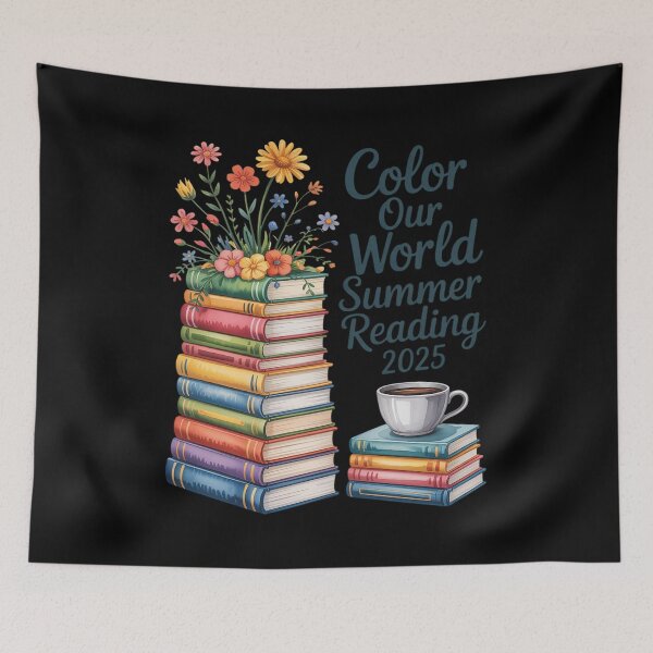 Item preview, Color Our World Summer Reading 2025 Boho Wildflower Book designed and sold by August4Laughs25.