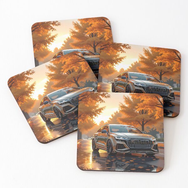 Item preview, Audi Q8 on a country road in autumn designed and sold by Salimgor Hangaround Music.