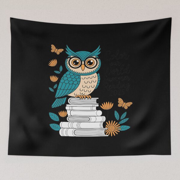 Item preview, Color Our World Summer Reading Program 2025 Owl designed and sold by August4Laughs25.