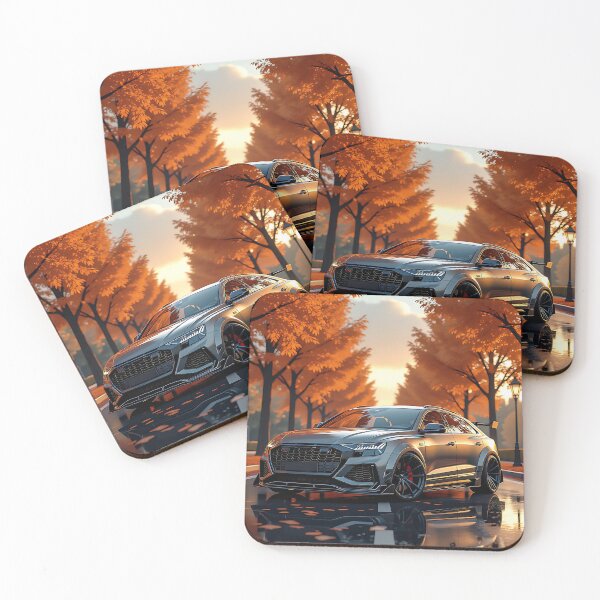 Item preview, Audi Q8 RS – Autumn Anime Art | Digital car illustration designed and sold by Salimgor Hangaround Music.