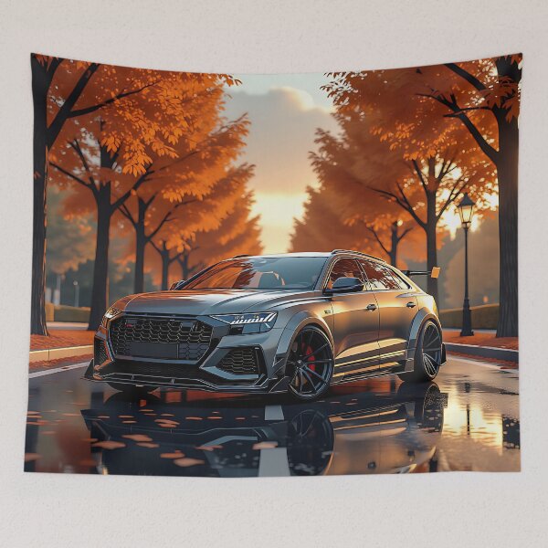 Item preview, Audi Q8 RS – Autumn Anime Art | Digital car illustration designed and sold by Salimgor Hangaround Music.