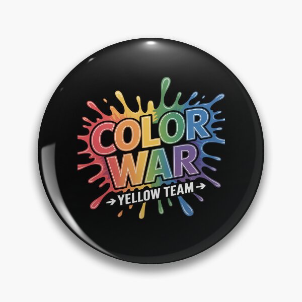 Item preview, Color War Yellow Team Summer Camp Game Field Day Colorful designed and sold by August4Laughs25.