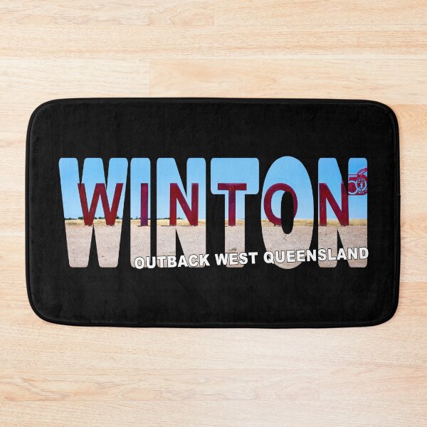 Item preview, WINTON Outback West Queensland - Australia Town Sign Sunny Day designed and sold by Adam Gormley.