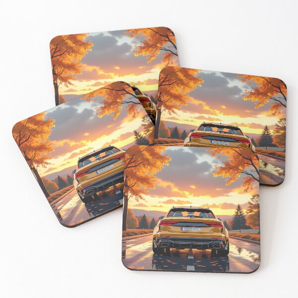 Item preview, Audi Q8 RS – Autumn Anime Art | Rear View designed and sold by Salimgor Hangaround Music.