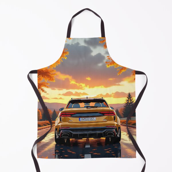 Item preview, Audi Q8 RS – Autumn Anime Art | Rear View designed and sold by Salimgor Hangaround Music.