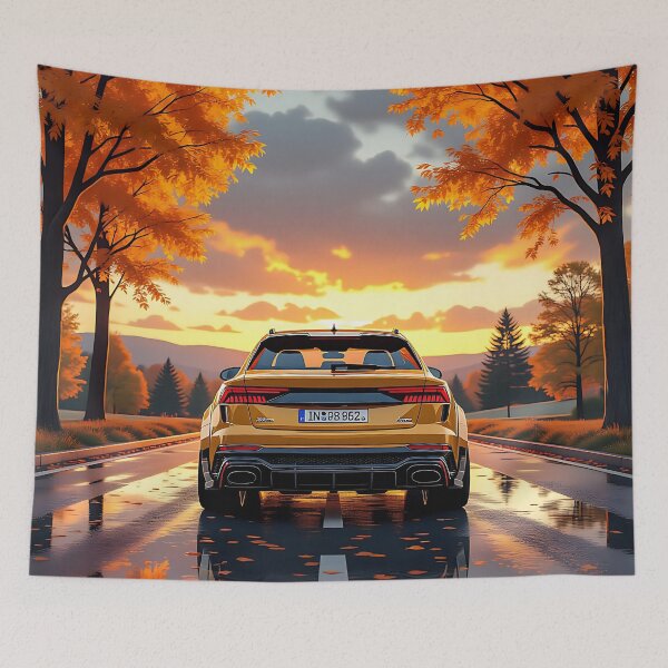 Item preview, Audi Q8 RS – Autumn Anime Art | Rear View designed and sold by Salimgor Hangaround Music.