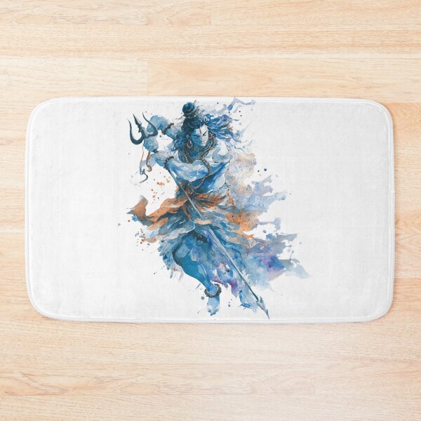 Item preview, Watercolor Style Lord Shiva designed and sold by NAIRVANA.