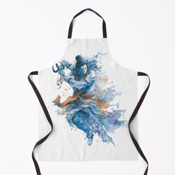 Artikelvorschau, Lord Shiva im Aquarellstil entworfen und verkauft von NAIRVANA.
