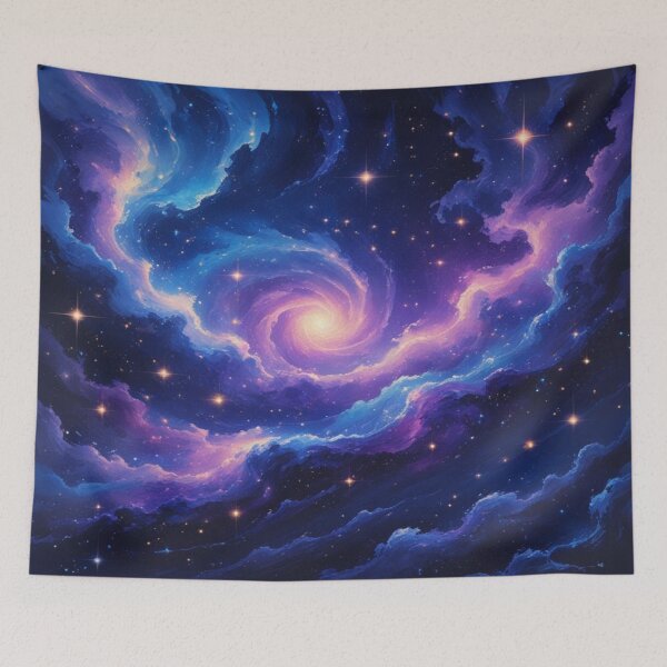 Item preview, Celestial Spiral – Swirling Nebula in Cosmic Vision Design designed and sold by Cristhian Almanza.