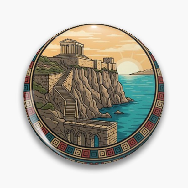 Item preview, ACROPOLIS OF LINDOS designed and sold by likbatonboot.