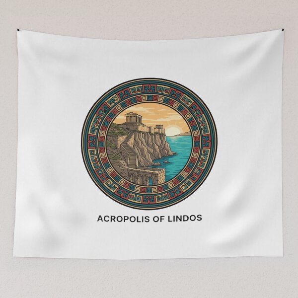 Item preview, ACROPOLIS OF LINDOS designed and sold by likbatonboot.