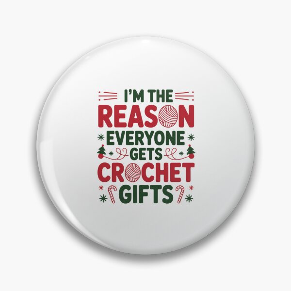 Item preview, Funny Christmas Crochet Gift Maker Quote designed and sold by smilesupplyco..