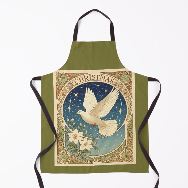 Item preview, Christmas Dove With Vintage-style Decorative Panels designed and sold by taiche.