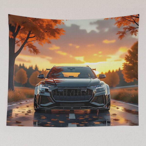 Item preview, Audi Q8 RS – Autumn Anime Art | Front View designed and sold by Salimgor Hangaround Music.