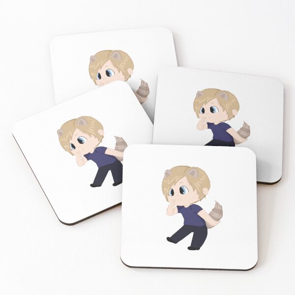 Item preview, ¡Mapache de Leon Kennedy! designed and sold by meowaffle.