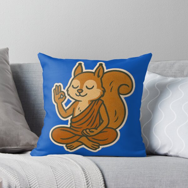 Item preview, Cute Zen Animal Meditation Buddha Art: Squirrel  designed and sold by PinUpPizzazz.