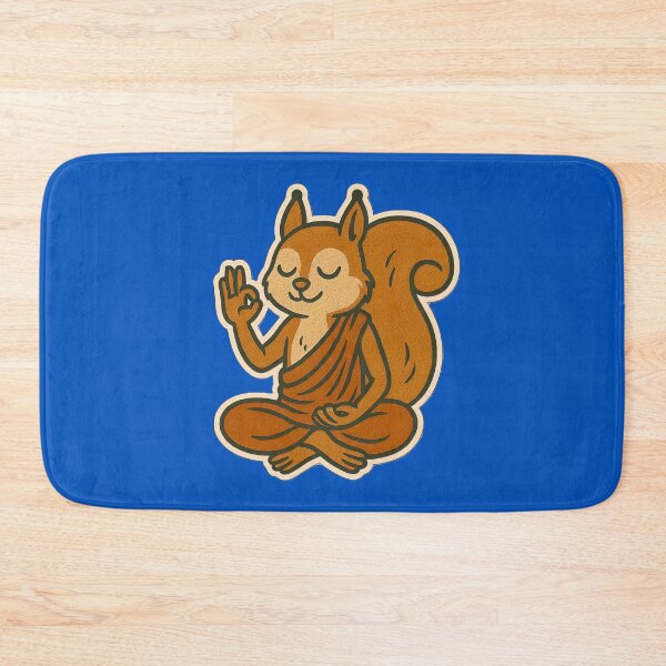 Item preview, Cute Zen Animal Meditation Buddha Art: Squirrel  designed and sold by PinUpPizzazz.