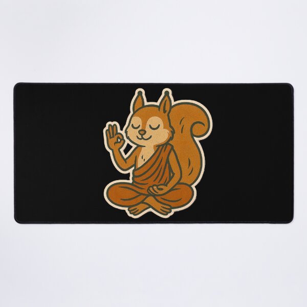 Item preview, Cute Zen Animal Meditation Buddha Art: Squirrel  designed and sold by PinUpPizzazz.
