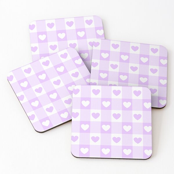 Item preview, Purple Plaid Hearts designed and sold by Zac Stigdon.