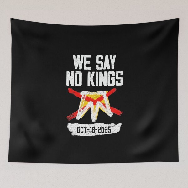 Item preview, No Kings Day 20 No Kings Protest October 18 designed and sold by MarlinConroy.