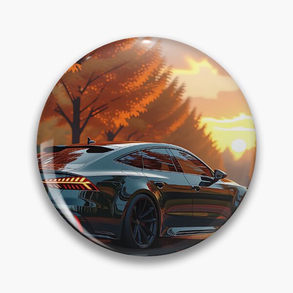 Item preview, Luxury car motif in autumn – digital anime art  designed and sold by Salimgor Hangaround Music.