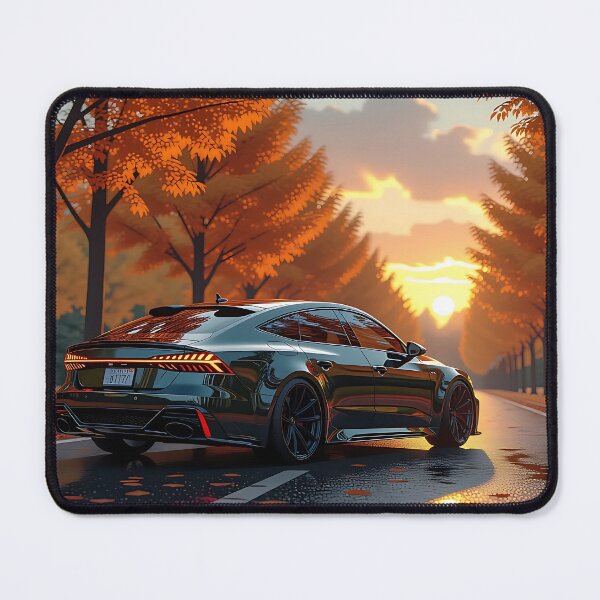 Item preview, Luxury car motif in autumn – digital anime art  designed and sold by Salimgor Hangaround Music.